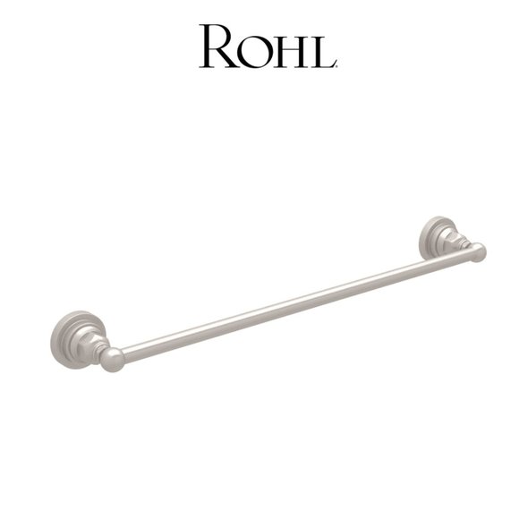 Rohl 18" "Country" Towel Bar in Satin Nickel - Picture 1 of 7